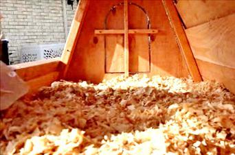 chicken coop brooder in one building